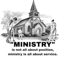 ministry is not about position ministry is about service